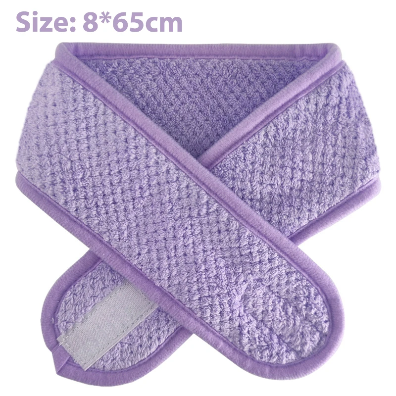 Adjustable Makeup Headband Soft Face Wash Towel