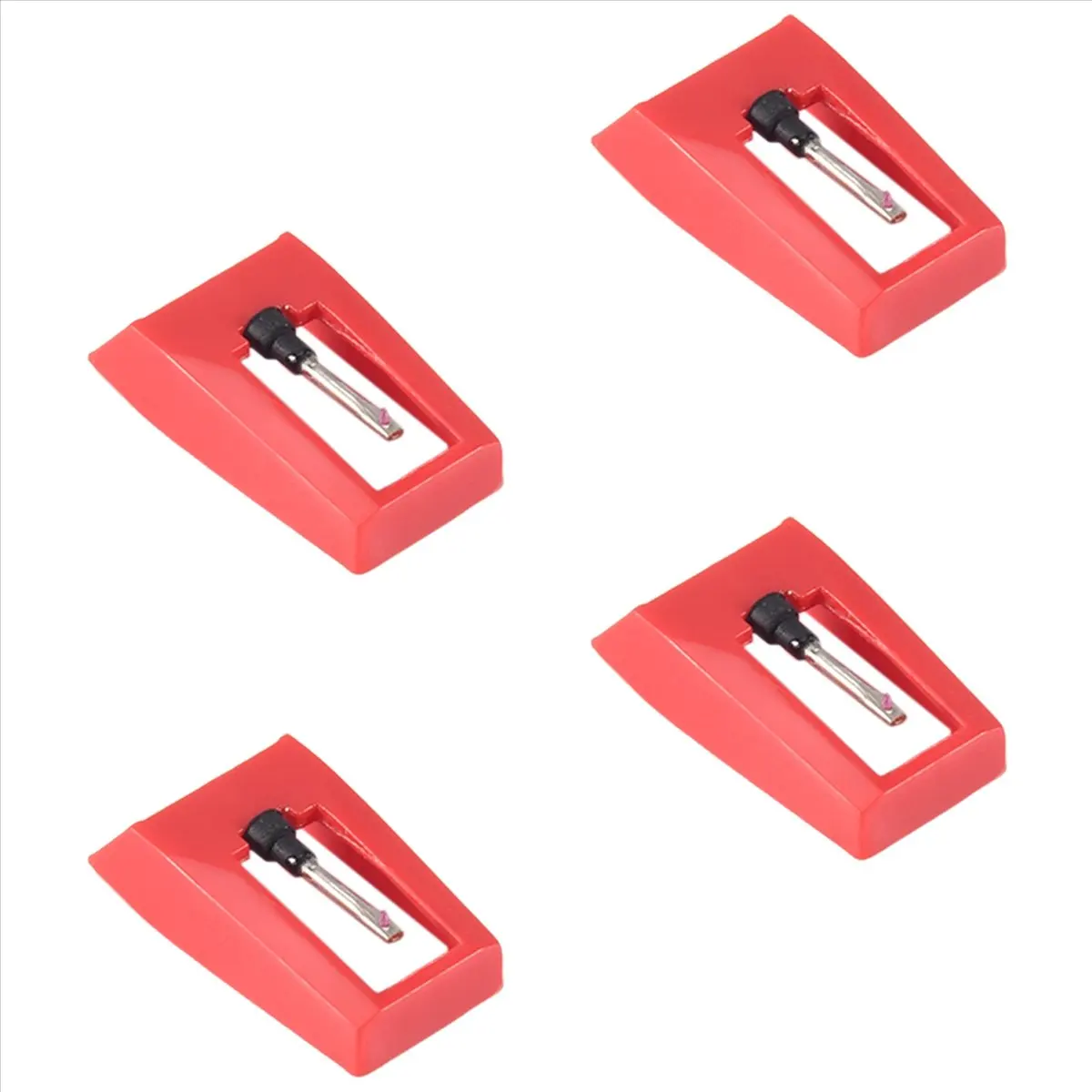 ABST 4 Pcs Record Player Needles, Universal Replacement Stylus Needles Replacement Stylus Needles for Vinyl Record Player