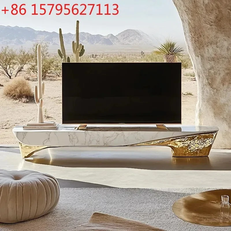 

Современный дизайнерский ТВ-шкаф в стиле модерн, напольный шкаф, мебель для виллы в стиле постмодерн, элитная мебель, роскошная мебель международного класса.