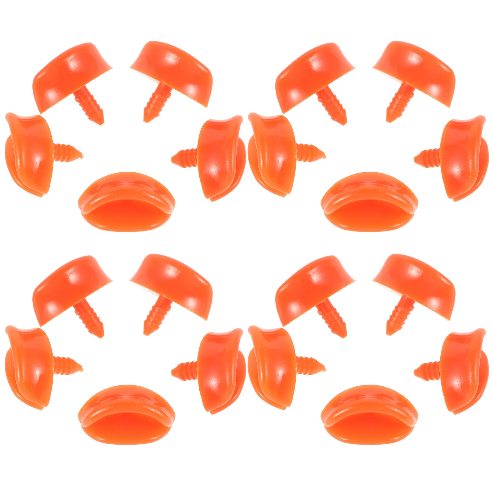 

50 Pcs Beak Toy Mouth DIT Decoration Pottery Resin for DIY Baby Mini Ducks