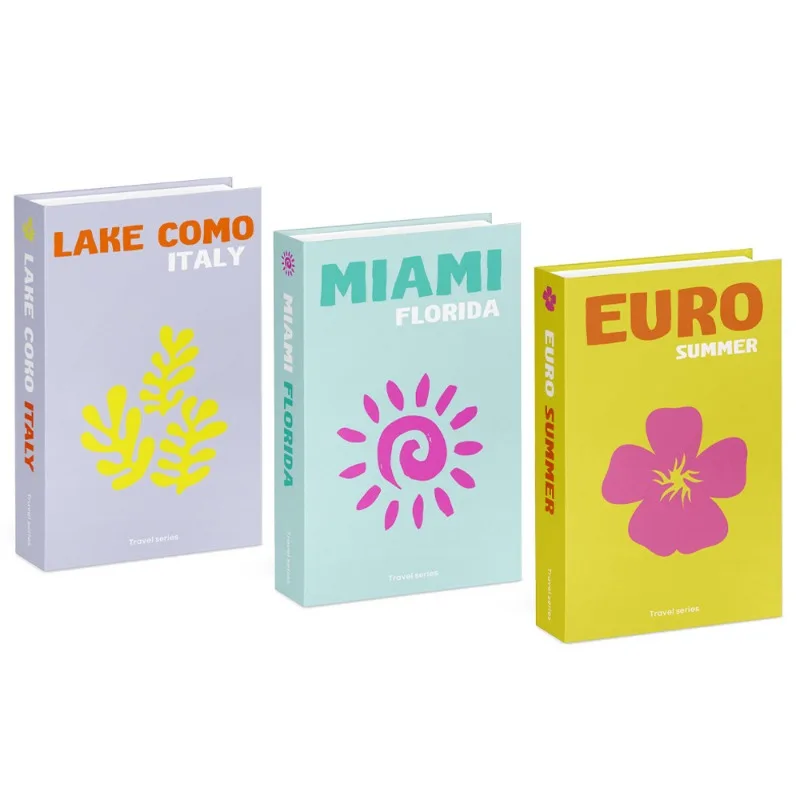 3 stks/set Nep Boek Luxe Fotografie Props Boeken Decor Eenvoudige Moderne Faux Boeken Salontafel Props Boek Ornamenten