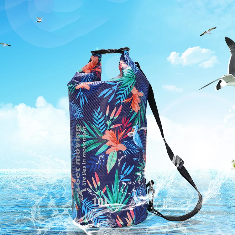 High-capacity  Dry Beach Swimming Bag,Multifunctional Waterproof Outdoor Travel Floating Kayaking Sailing Backpack for Women Men