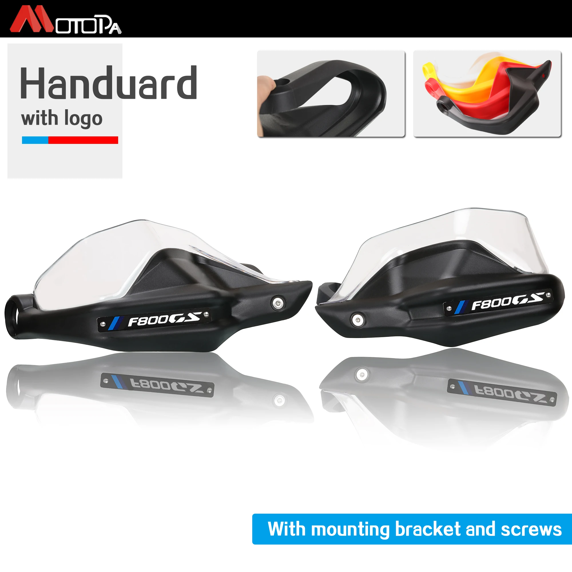 For BMW F800GS F800 GS 2024 MOTOPA Dedicated Hand Guard Motorcycle F800GS 2025 Handguards Handlebar Guards Windshield