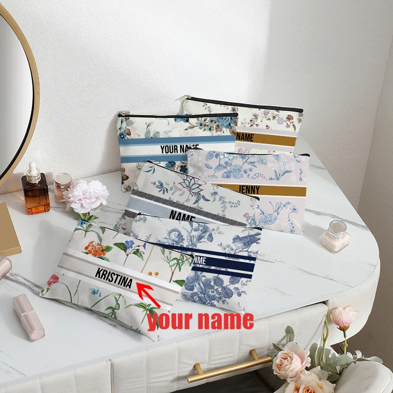 Luxury Bags Brand Names - Aangepaste naam Vintage make-uptas Bruidsmeisje cadeau