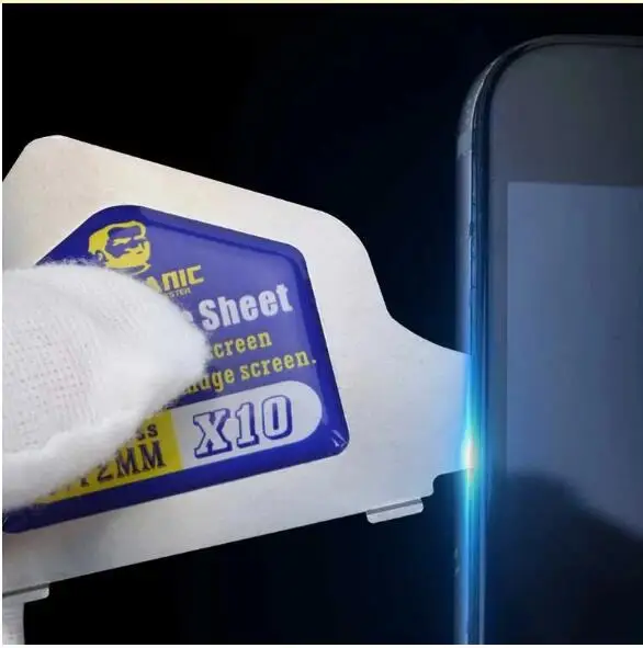 

MECHANIC X10 Ultra Thin Steel Disassemble Sheet, Curved Screen Openning Tool, Mobile Phone Repair Tool