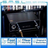 SMSL DS100 Hi-Res Audio Decoder USB MQA-CD XU316 Decktop DAC CS43131 32bit/768kHz DSD256 Optical Coaxial Headphone Amplifier