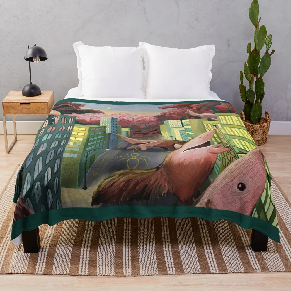 

Age of Anteaters Throw Blanket Blankets For Baby Bed Fashionable Blanket