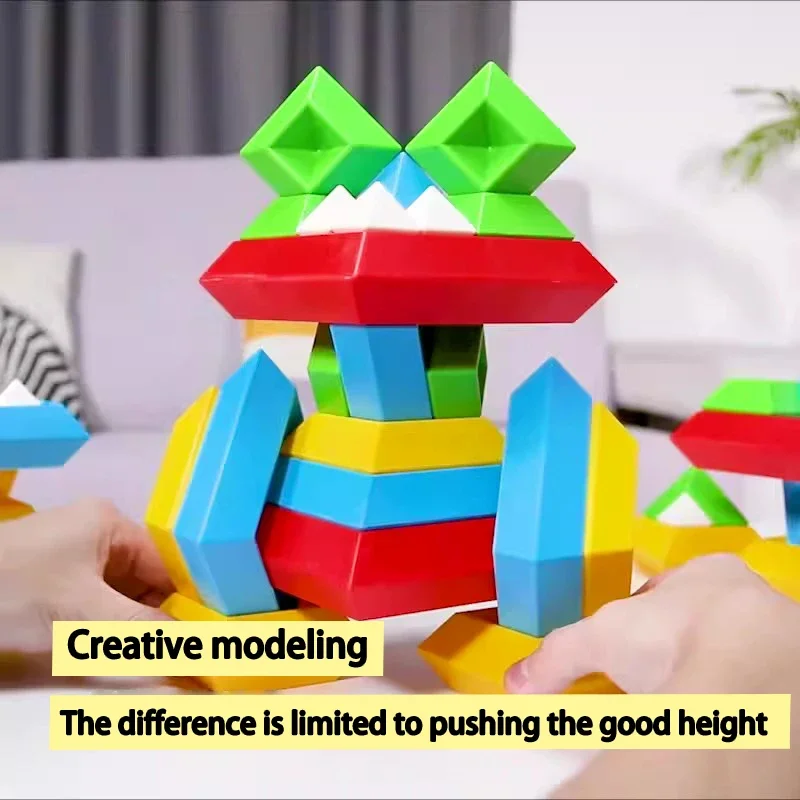 Big Size Building Blocks Classic Creative Building Block Pyramid Educational Toys Gift Kids  Balanced Stacking Height DIY Model