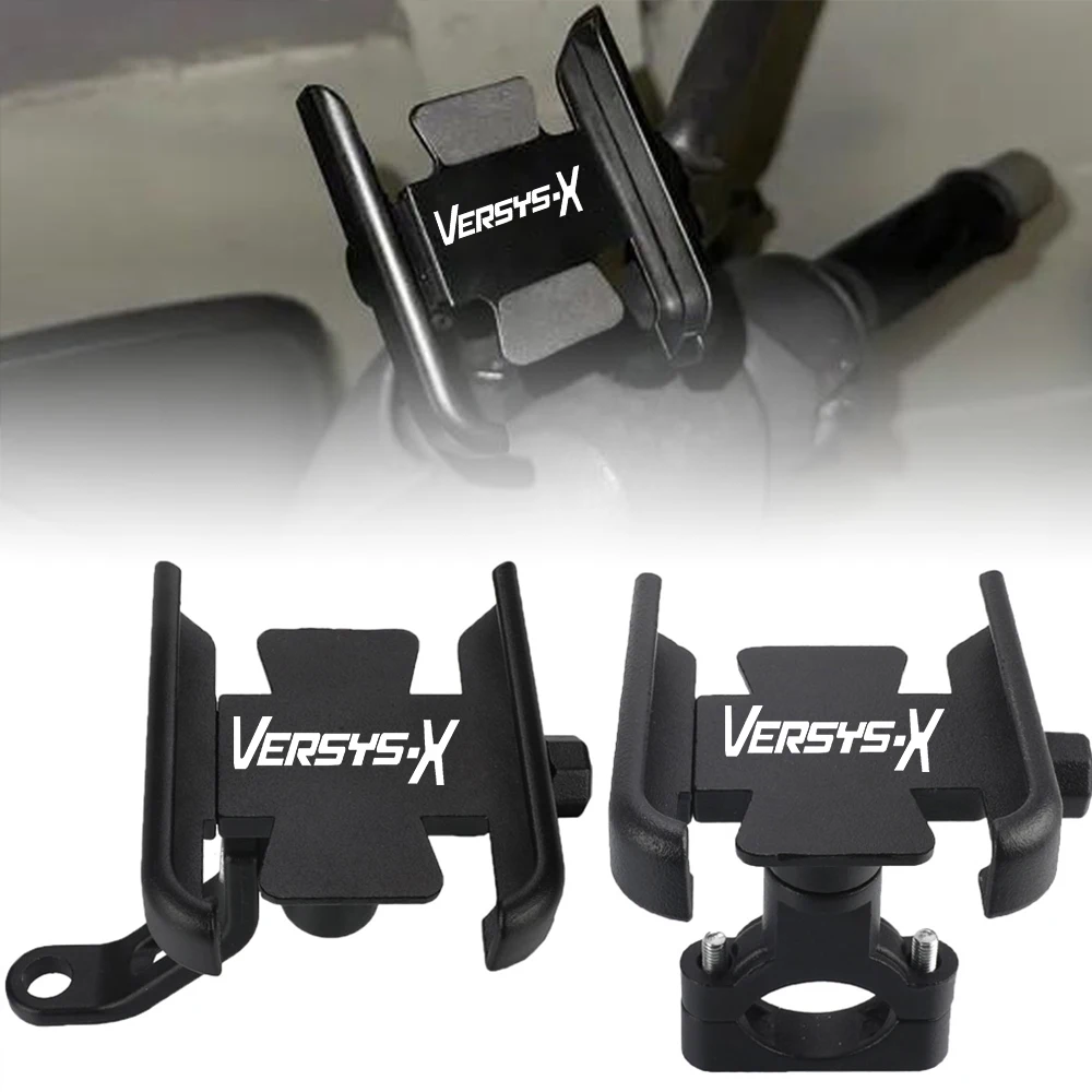 Motorcycle Handlebar Mobile Phone Holder GPS Stand Bracket For KAWASAKI VERSYSX250 VERSYSX300 VersysX Versys X Versys-X 250 300