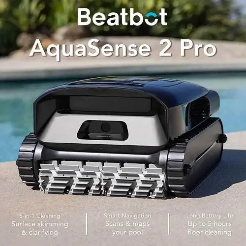 Beatbot AquaSense 2 Pro Robotic Pool Cleaner With APP Control, Smart Surface Navigation, Automatic Surface Parking