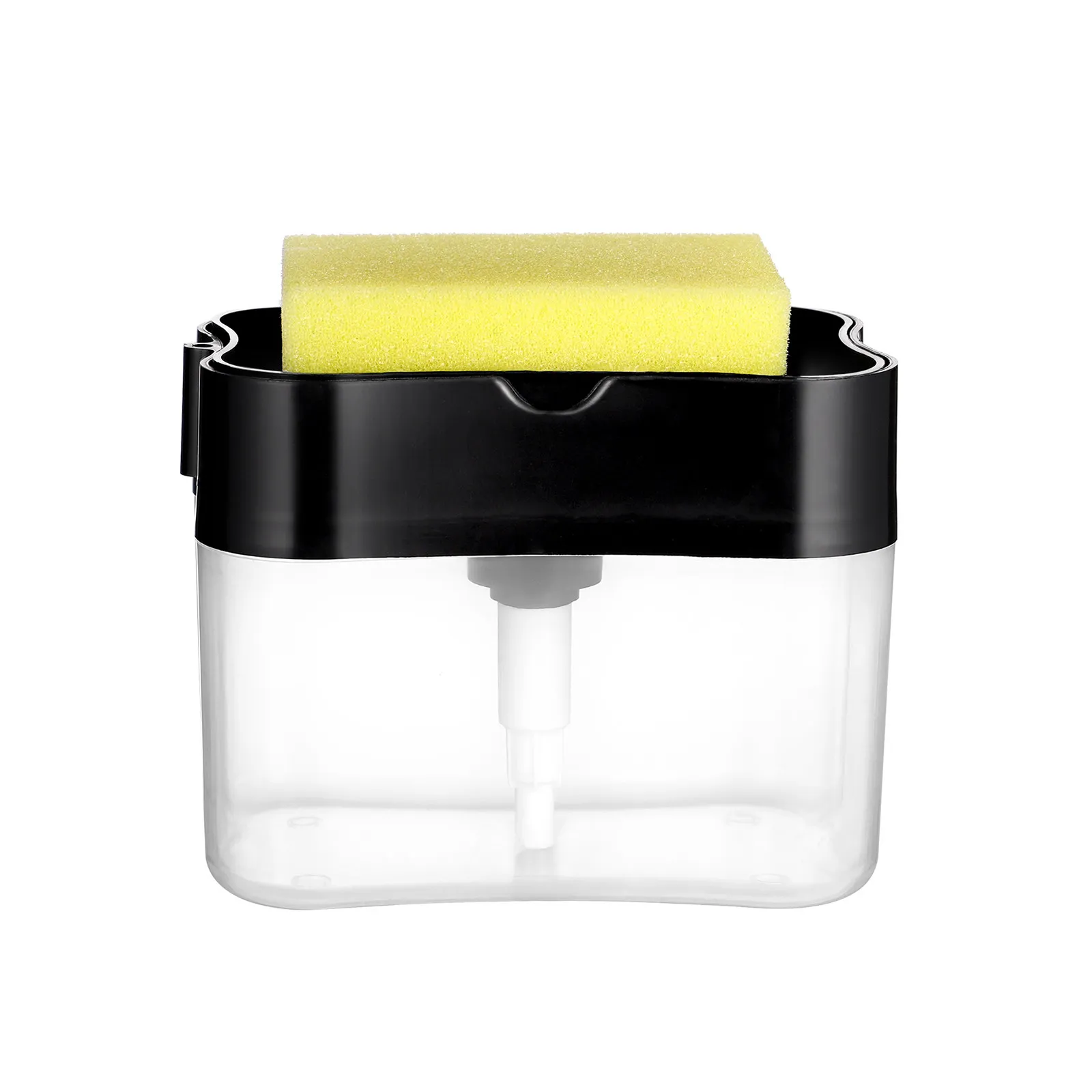 

Hand Wash Dispenser Kitchen Dish Soap Press Bathroom Practical Pump Dishsoap for Sink Dishwashing Liquid Sponge