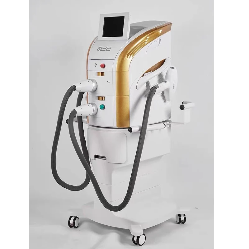 Dispositif de rajeunissement de la peau M22 pour blanchir, éliminer les taches, rétrécissement des pores, éclaircir et utilisation multifonctionnelle en salon de beauté