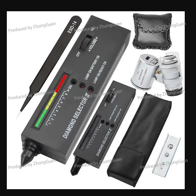 Diamond Tester Pen/diamond Test Pen/diamond Thermal Conductivity Meter/diamond Identifier Hardness Tester Set