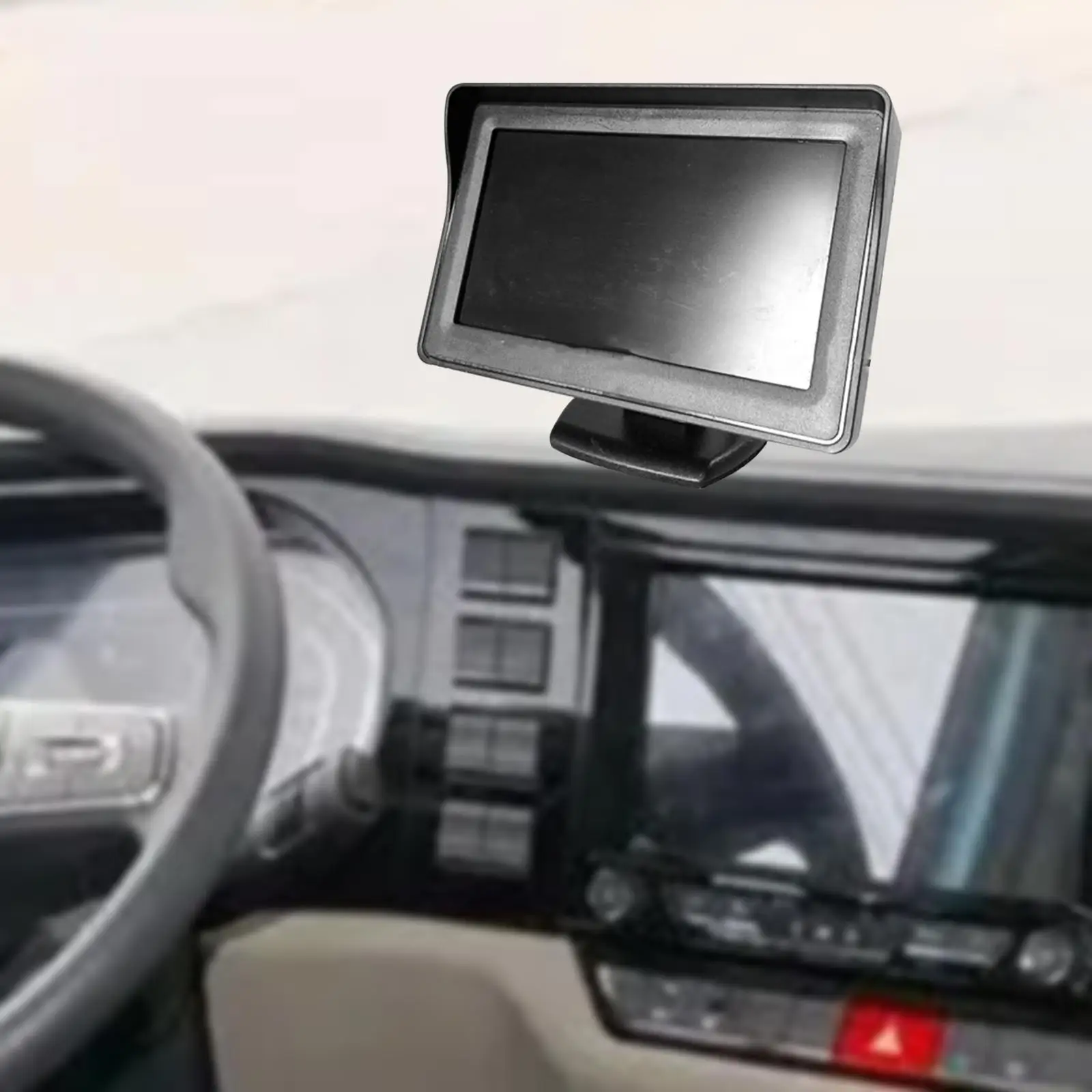 Pantalla de Monitor de montaje para coche, accesorio TFT LCD de 4,3 pulgadas, fácil instalación, para estacionamiento inverso, camión, Rvs, furgoneta