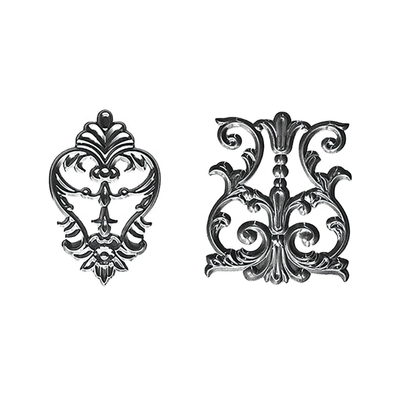 

Factory wholesale cast iron metal ornaments for doors high quality cast iron rosette