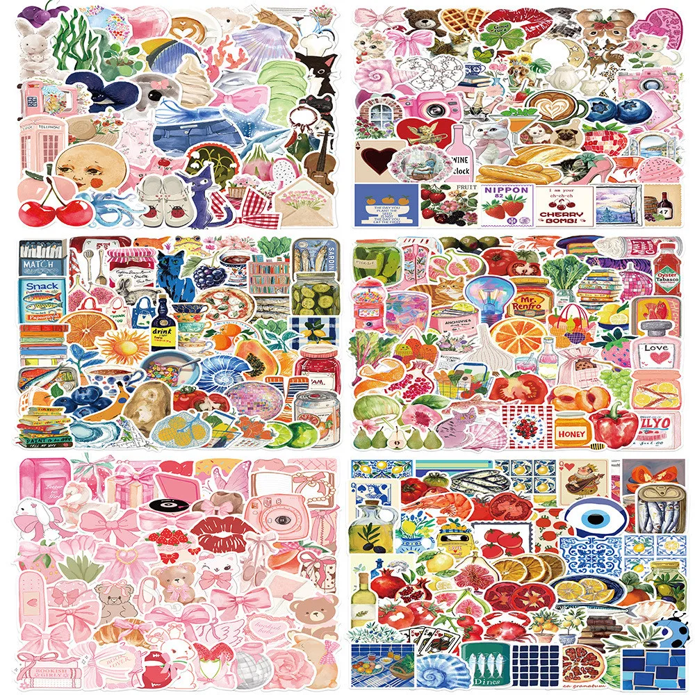 50 Stück rosa ästhetische Graffiti-Aufkleber – wasserfeste DIY-Dekoration für Gitarren, Notebooks und GepäckaufnahmenYourLife Store