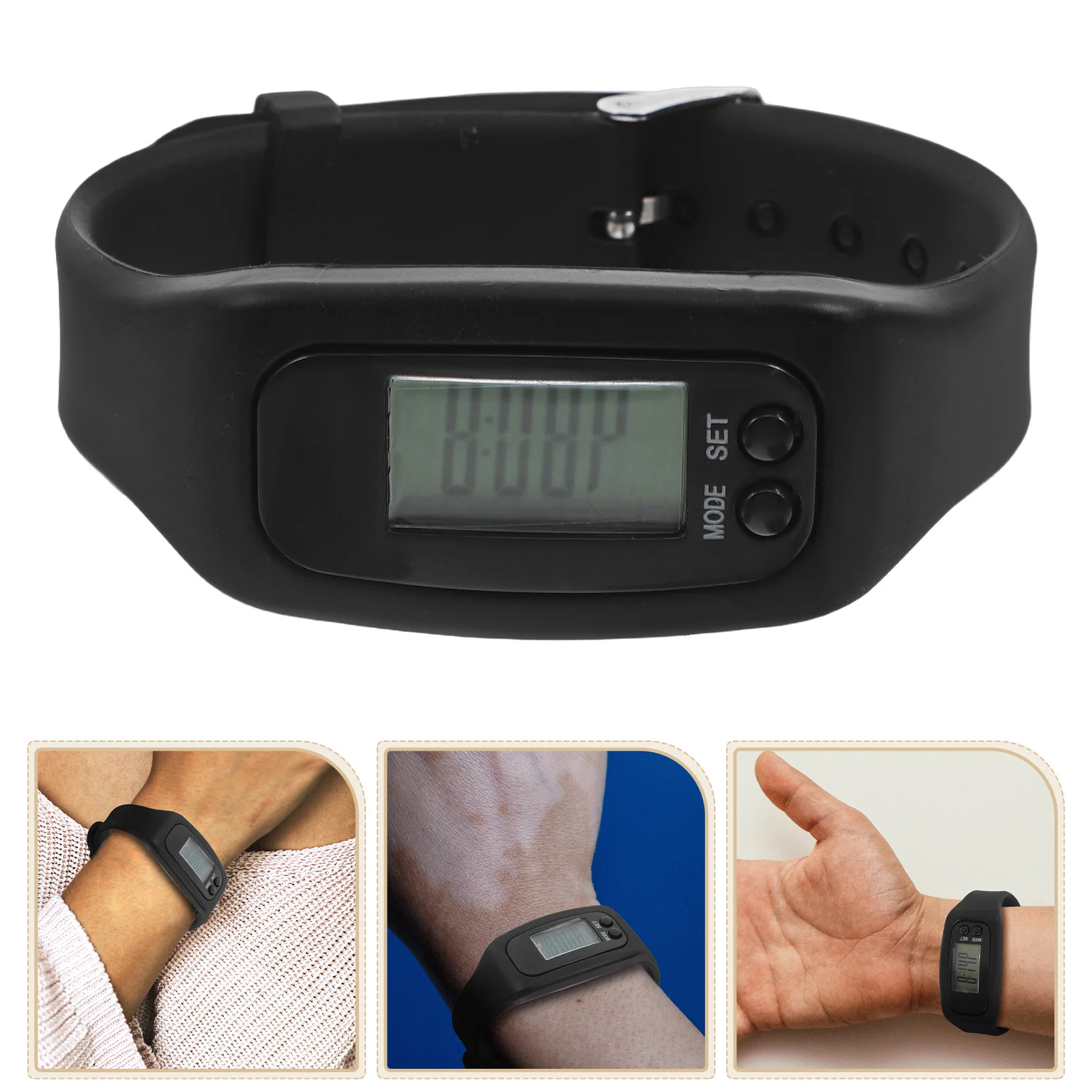

Multi-Function Step Counter Pedometer Watch Electronic Wrist Step Counting Tool Outdoor Sports Watch Professional Counter