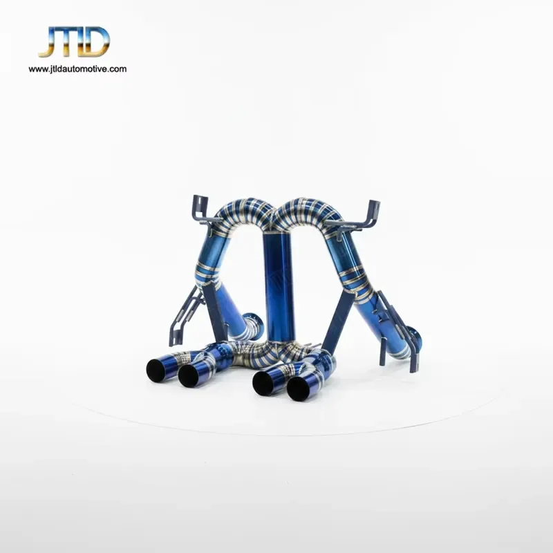 Premium T304 Stainless Steel Tail Section Exhaust Fits Lamborghini Revuelto V12 Aggressive Racing Sound No Valve Muffler