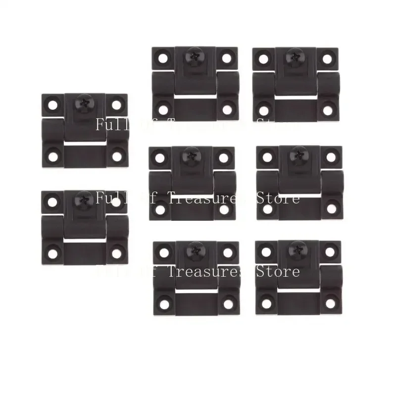 8x Replaces  E6301-20, 4 Hole Adjustable  Hinge, Black , 42 x 36mm