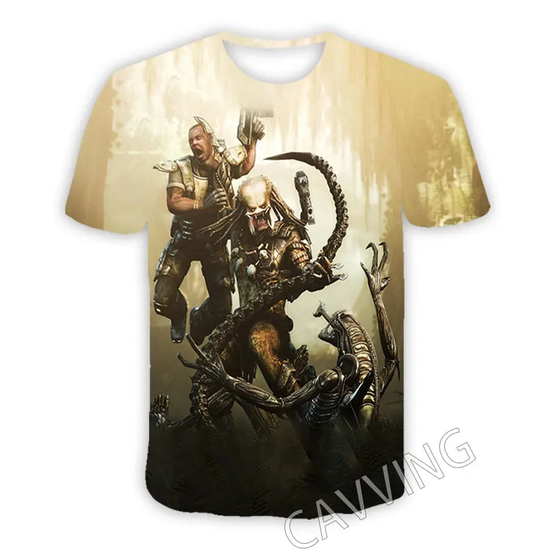 CAVVING 3D Printed  The Predator  Casual T-shirts  Hip Hop T Shirts Harajuku Styles Tops Clothing for Men/women   T01