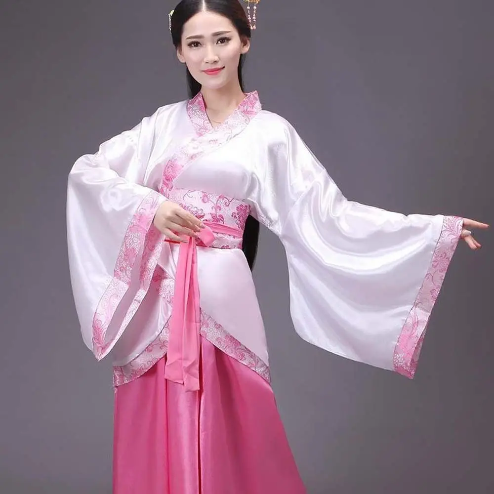 Robe de prairie chinoise, style chinois traditionnel, rétro coloré, nickel é financièrement, broderie de fleurs de princesse, dynastie Han