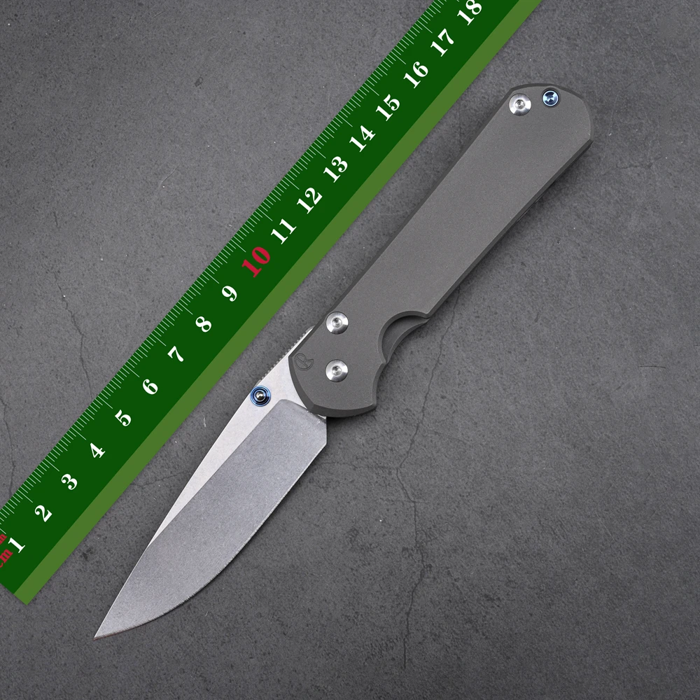 

Green Thorn Small Sebenza 31 Folding Knife VG10 Blade Titanium Handle Outdoor Camping Hunting Fruit Trekking Pocket EDC Tools