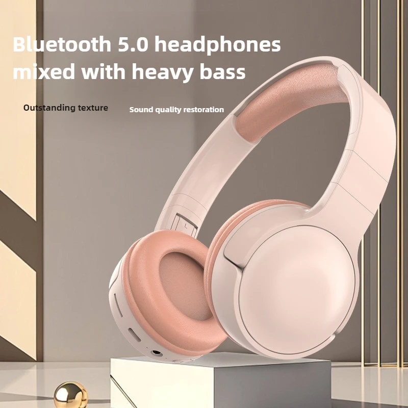 

Wireless Sports Bluetooth 5.0 Earphones Head Mounted Bluetooth Earphones Heavy Bass Mobile Universal Gaming Earphones