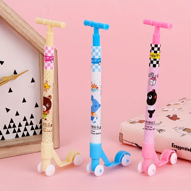 

3PCS Creative Scooter Shape Ballpoint Pen Exam Reward/birthday Gift Preferred