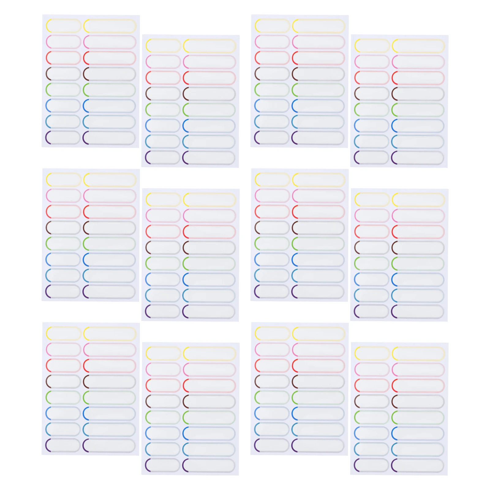 

20 Sheets Waterproof Bottle Labels Kids Travel Size Name Stickers Reusable Adhesive Tags Protective Layer Folder Labels