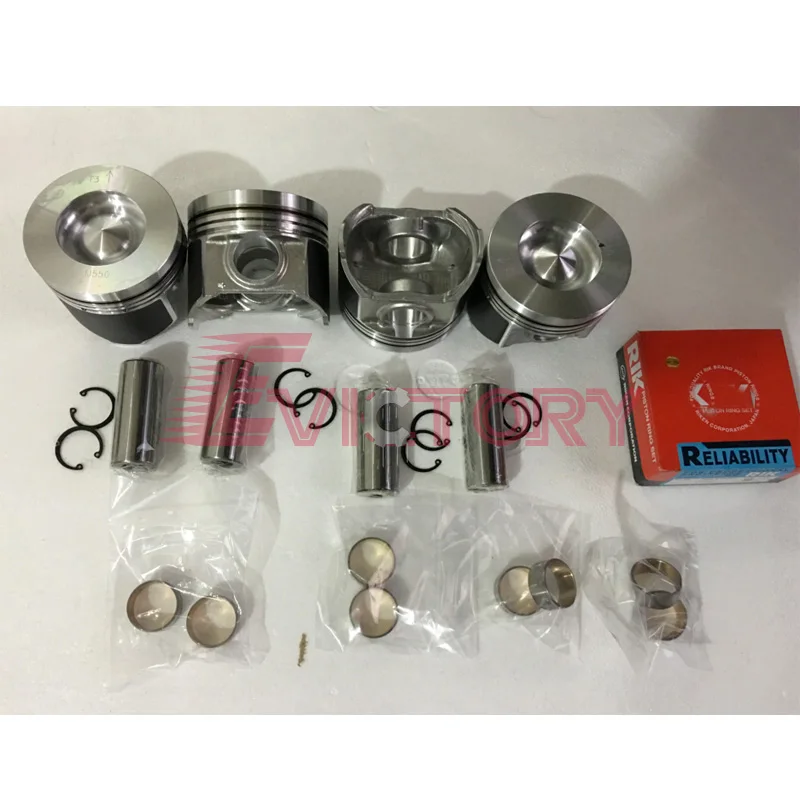 For Kubota rebuild kit V3800T V3800DI V3800-DI-T V3800 engine piston + ring + all bearings