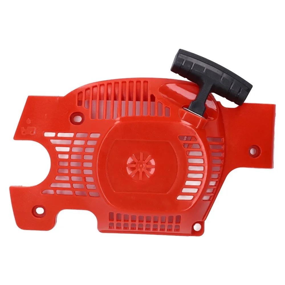 Orange Chainsaw Starter Assembly Compact ABS Recoil Pull Starter Easy to Install for Husqvarna136 137 141 142 137E 142E