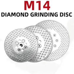 M14 M10 Diamond Grinding Wheel Saw Blade Cutting Disc For Sharpener Porcelain Tile Marble Granite Diameter 80 100mm Angle 1 PC