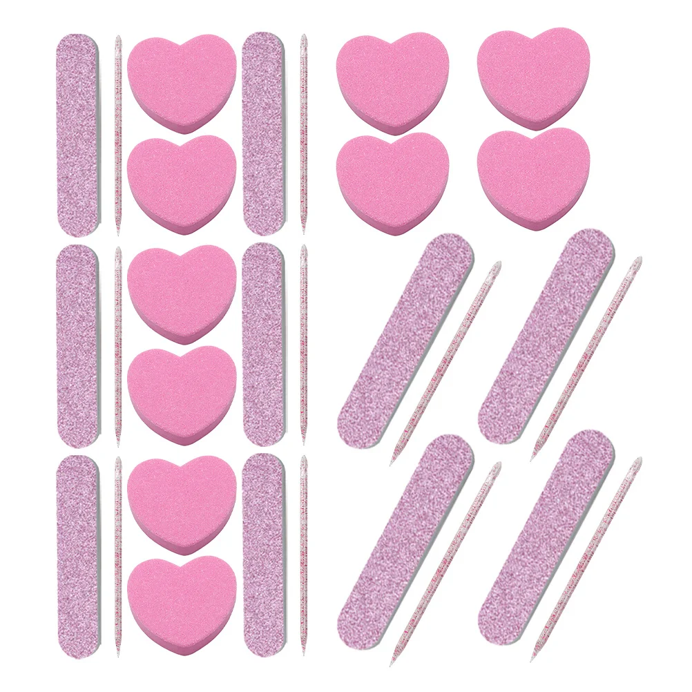 

20 set Nail Tool Kit Professional Manicure Pedicure Files Buffing Blocks For Nail Art Design Shaping Polishing Tools Set