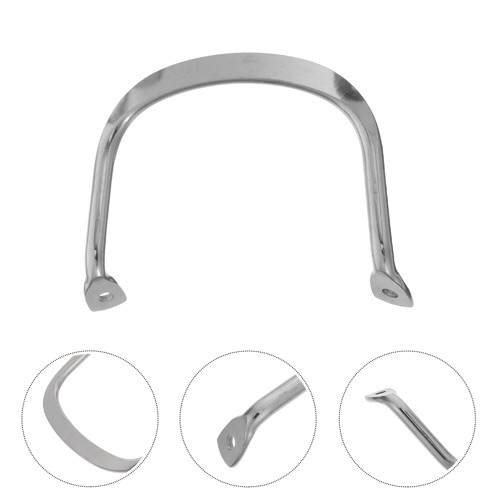 

6Pcs Stainless Steel Replacement Pot Handles Side Removable Anti Scald Grip Cooking Pot Pan Pressure Cooker Parts Set