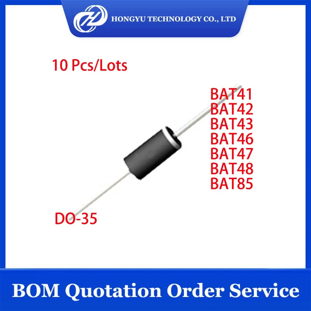 BAT41 Dioden im Test: Warum diese Bauteile für Elektronikprojekte unverzichtbar sind