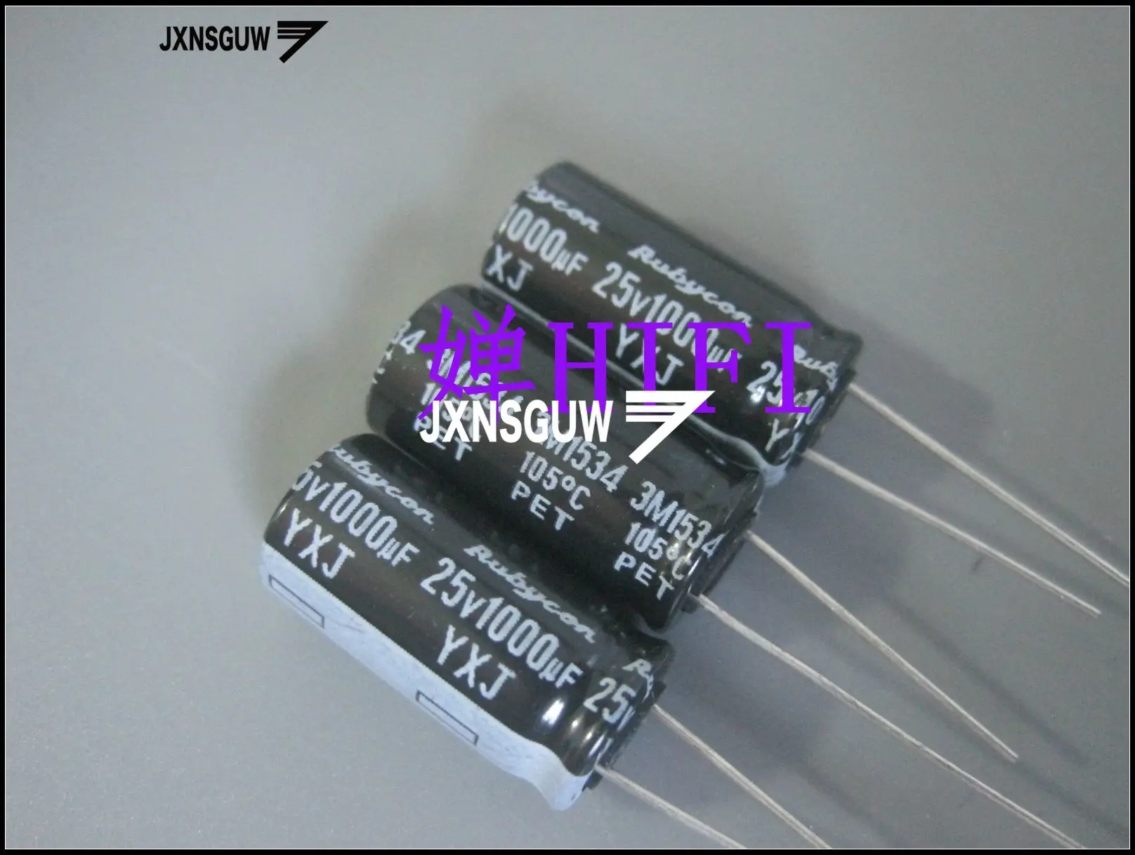 

20PCS NEW RUBYCON YXJ 25V1000UF 10X20MM Aluminum electrolytic capacitors 1000uF/25v 105 degrees 1000UF 25V