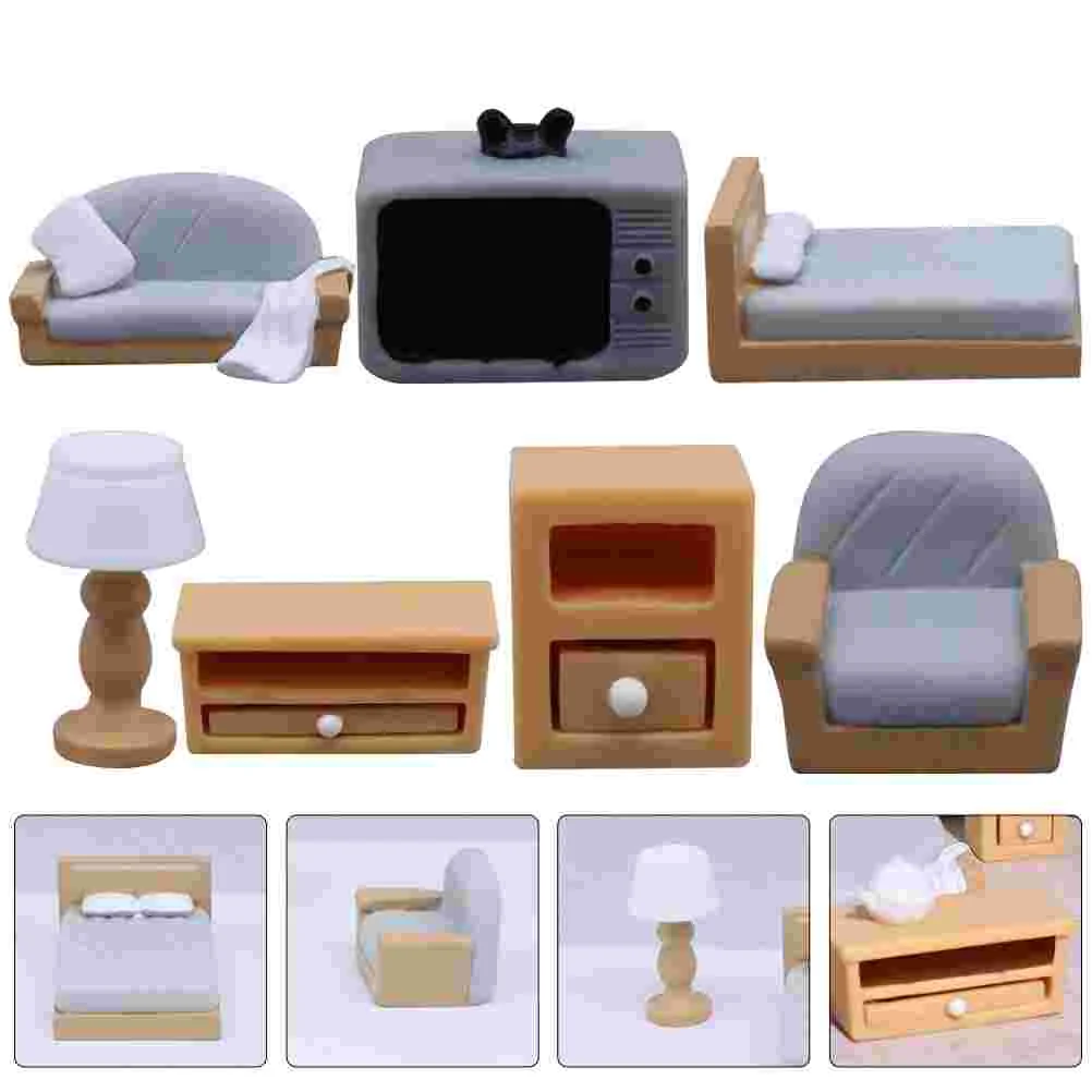 Home Goods Decor Micro Landscape Furniture Models Mini House Supplies Child