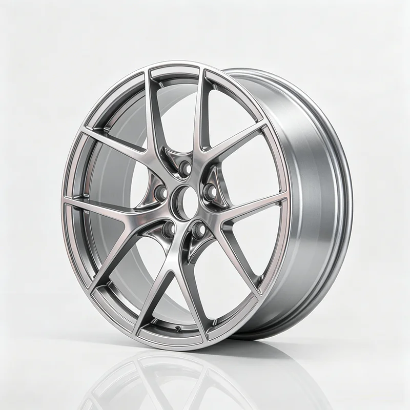 1 Piece Forged Aluminum Alloy Wheel 18-22 Inch 5x112 5x120 Silver Multi-Spoke Rim for BMW Tesla Model 3