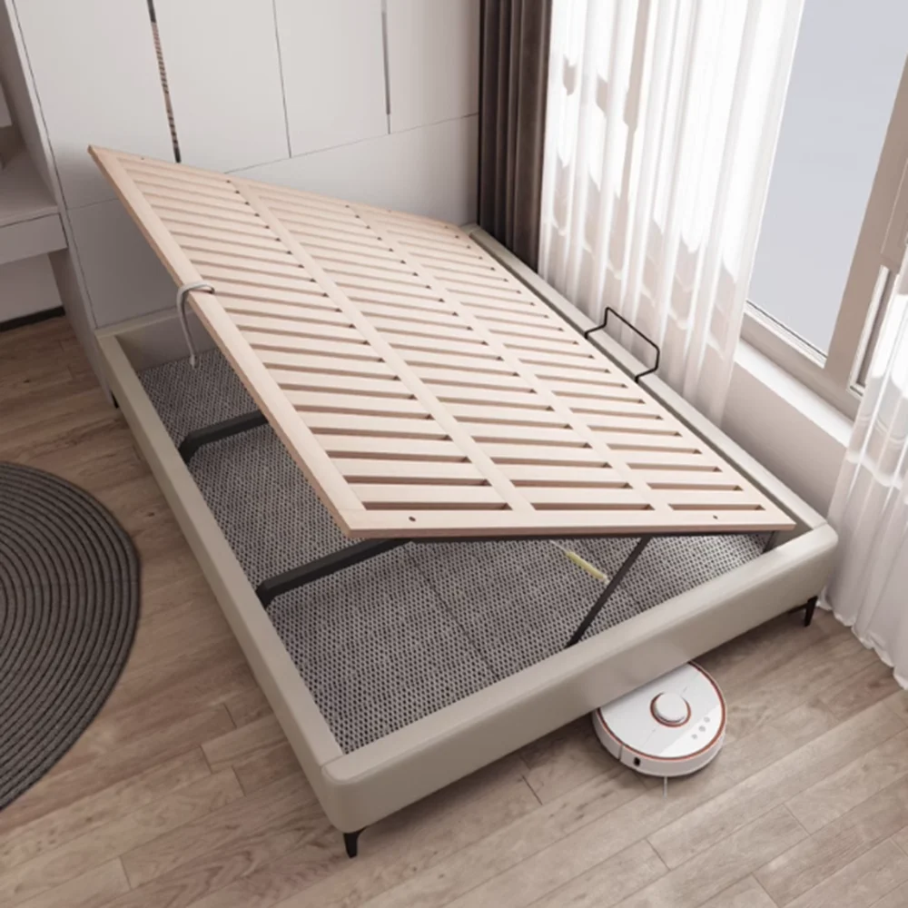 

Upholstered Storage King Bed Sleeping 150x200cm Queen Size Fancy Bed 180x200cm Full Size Frame Nordic Home Furniture Accessories