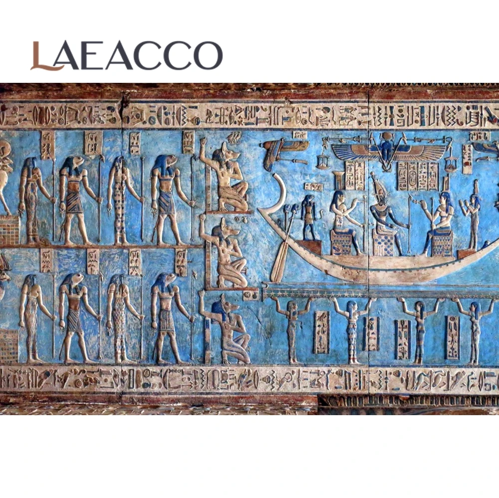 Mural Old Egypt Religious Pattern Wall Palace Interior Photo Backgrounds Photography Backdrops Photocall Photo Studio