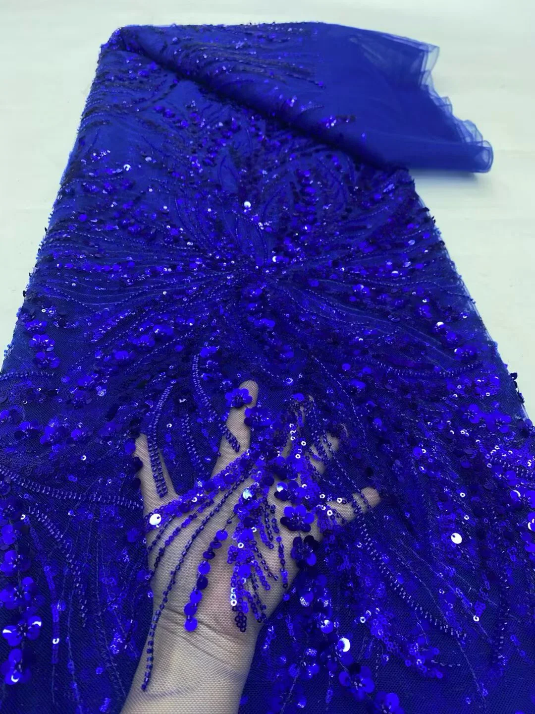 Desain Afrika, Payet Prancis,  - Embroidery Net Dress ulasan dan harga