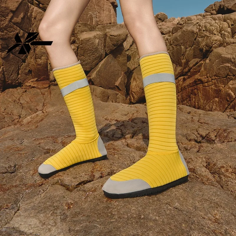 

Мужские и женские босоножки, высокие пляжные туфли с длинным голенищем, обувь для водных видов спорта, плавания и дайвинга, защищающая от песка.кеды босоногая обувь женская босоногая обувь обувь женская аквашузы мужски