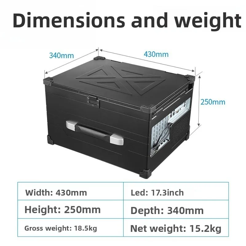 B43 three-screen portable reinforced computer, lower flip 17.3 inches high-end single display mobile workstation portable