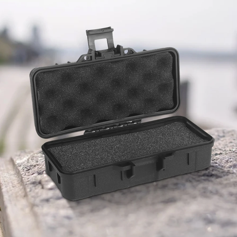 Outdoor Survival Tool Case with Sponge Survival Storage Container Waterproof Sealed Shock Absorption Box Outdoor Accessories