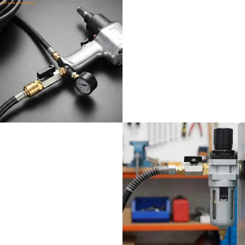 203F Compressed Air Stopcock 1/4inch Quick Release Coupling 1/4inch Copper Filling Adapter Compressed Air Stopcock Accessories