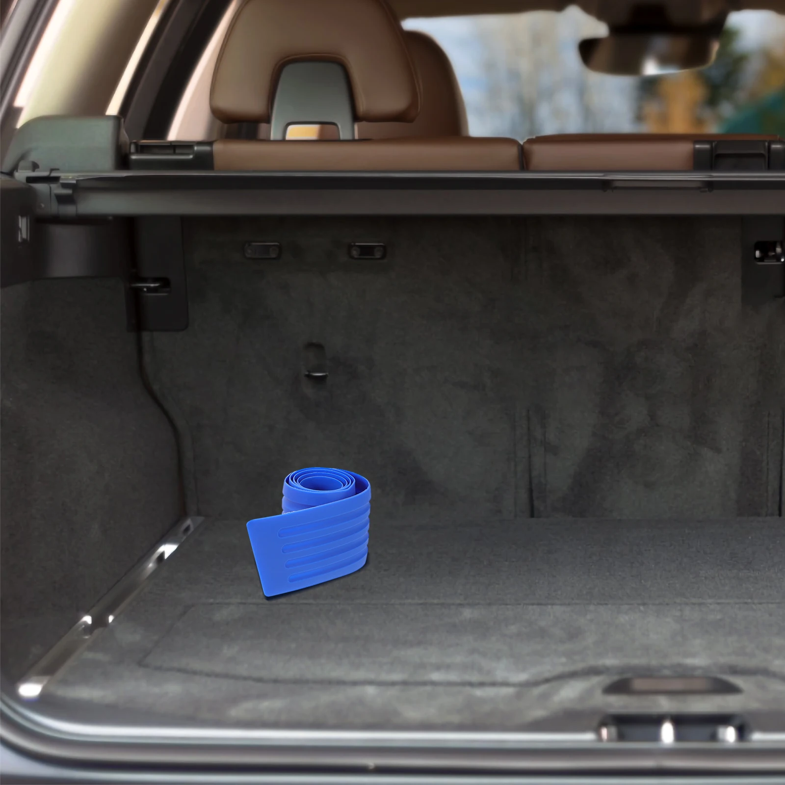 

2Pcs Car Trunk Protective Strip Scratch Proof Rear Bumper Guard Sill Plate Stickers Universal Car Accessories Anti Collision