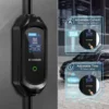 Puppyfc 11KW 16A 휴대용 EV 충전기 GBT 3상 Wallbox EVSE 고속 충전 CEE 플러그 WiFi APP Bluetooth 원격 제어 2