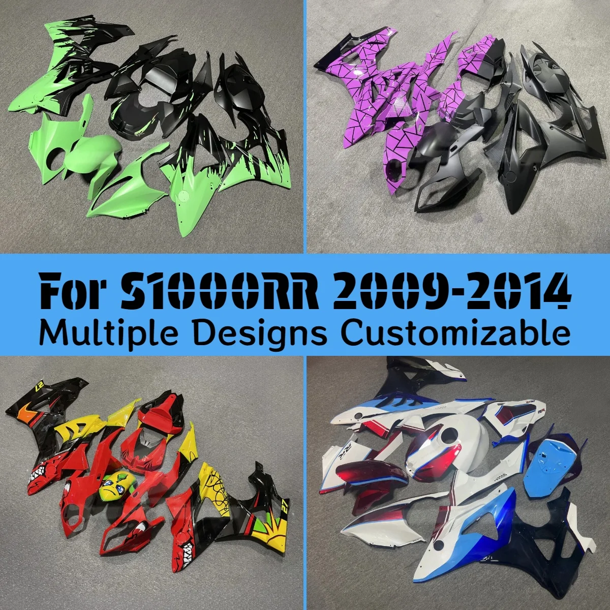 

Комплект обтекателей для мотоцикла BMW S1000RR 2009-2014, литые обтекатели для S 1000RR 09-14