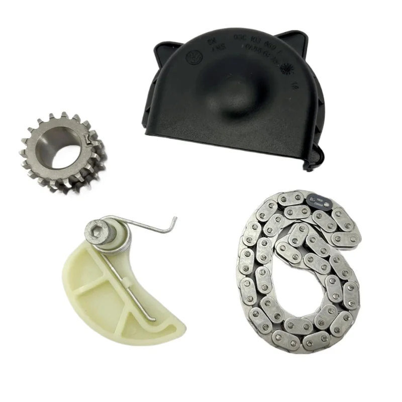 

1set 4Pcs 03C109507AD 03C115225B 03C105209AQ 03C103669F Timing System Parts Fit For VW Audi Engine Replacement Parts