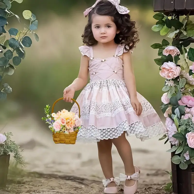 Woven Flower Basket Wedding Basket for Flower Girl Small Flower Girl Basket with Handle Wedding Decoration Basket Flower